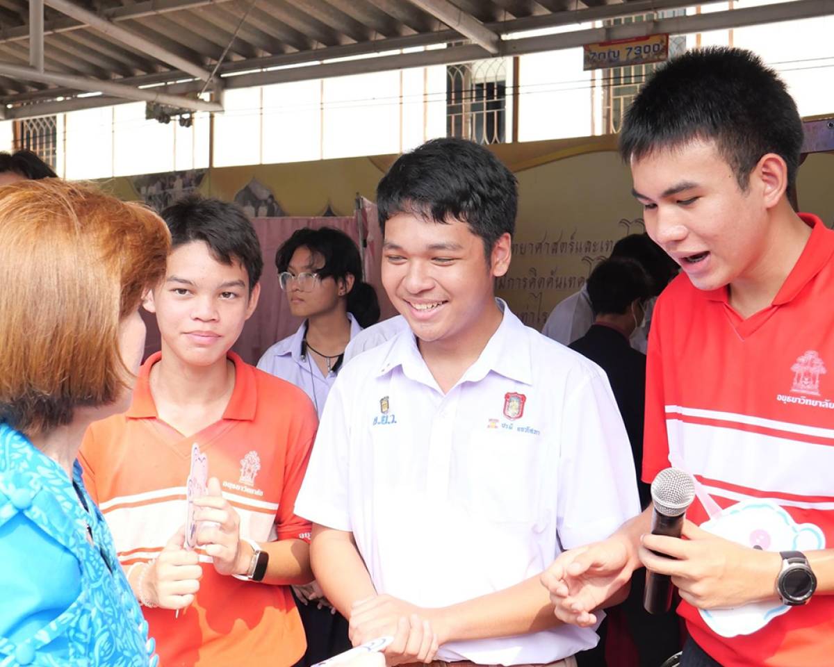 วิทยากรจิตอาสา : งานเปิดบ้านวิชาการอยุธยาวิทยาลัย